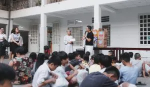 San sẻ yêu thương, trao mầm nhân ái tại chùa Diệu Giác