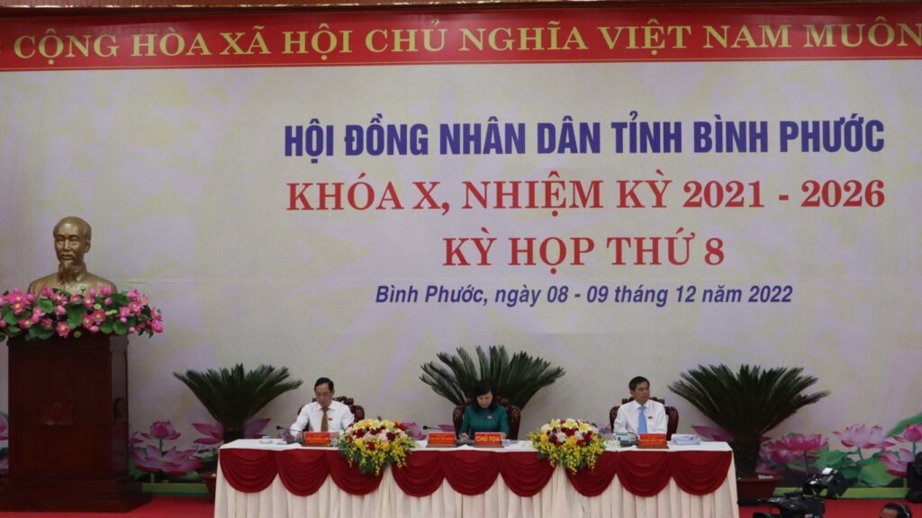 Kỳ họp thứ 8, kỳ họp cuối năm của HĐND tỉnh Bình Phước