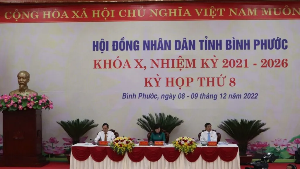 Kỳ họp thứ 8, kỳ họp cuối năm của HĐND tỉnh Bình Phước